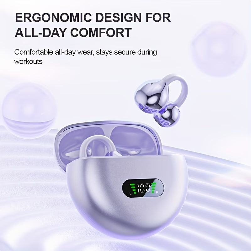 Clip-On Wireless Earbuds