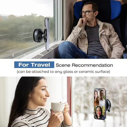 Adjustable Magnetic Suction Cup Phone Holder