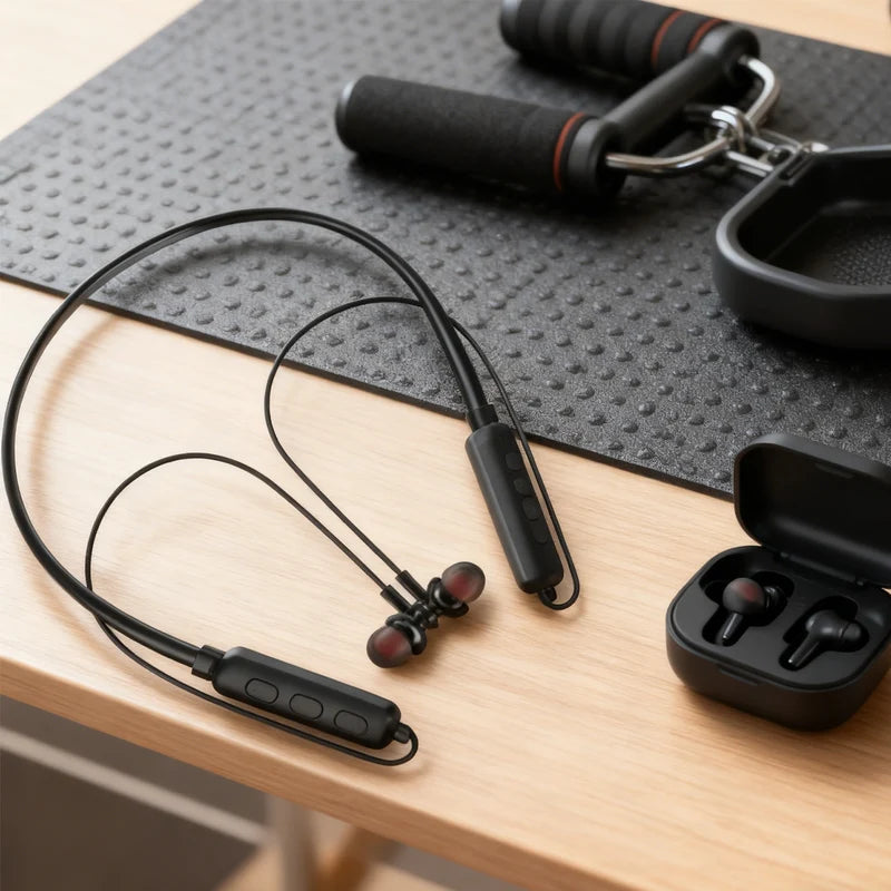 Wireless Bluetooth Neckband Earphones