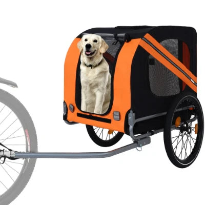 Large Folding Bike Trailer For Dogs