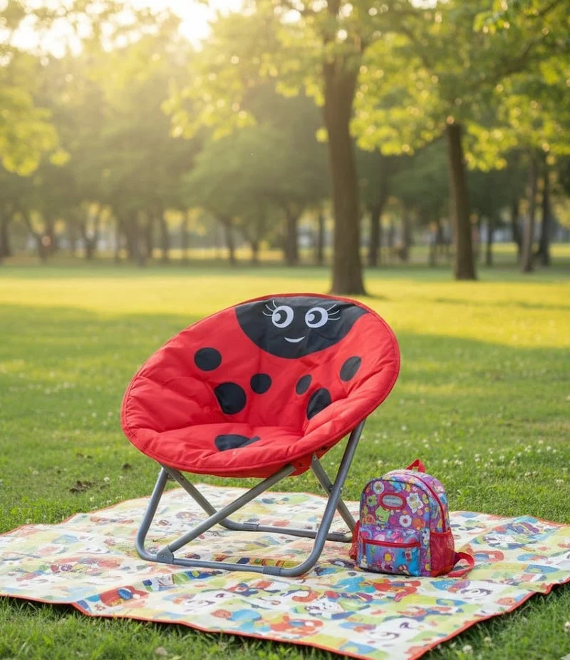 Kids Ladybug Moon Chair