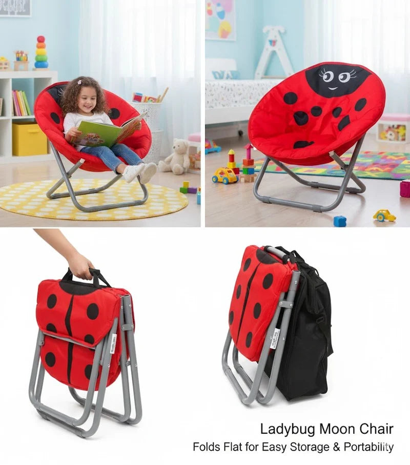 Kids Ladybug Moon Chair